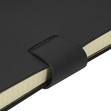 Diary of Leduced A5, 136 sheets of MEGAPOLIS FLEX SMART, Cover Artificial leather, Lasse, Block 70 g/m2, black-2