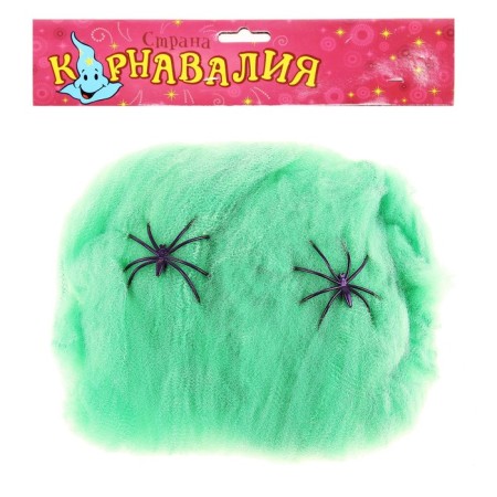 Fun "Green Web", 2 spiders