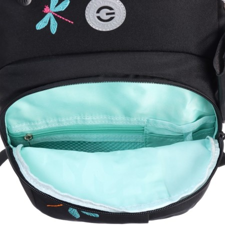 Youth backpack 43 x 27.5 x 16 cm, Grizzly, ergonomic back, laptop compartment, black-11