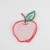 Thermal apple "Apple", 5.7 × 7.5 cm, red color