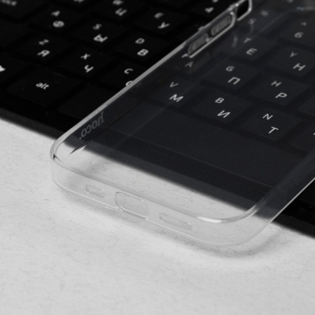 Hoco case for iPhone 14, TPU, reinforced window under the camera, transparent-3