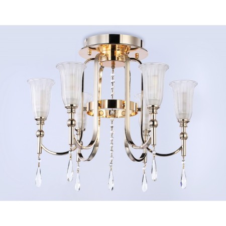 Crystal chandelier with crystal Ambrella Light, Traditional, TR3244, 6HE14, Color Gold-4