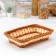 Basket for fruits and bread of the milk chocolate, 30 × 19.5 × 6 cm