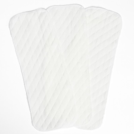 Set of liners in a reusable diaper, 3-layer, 40 cm, 3 pcs., Cotton, crumb I-1