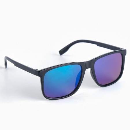 Sunglasses "OneSun", UV 400, 14.7 x 14.7 x 4.9 cm, lens 4.3 x 5.3 cm, blue-2