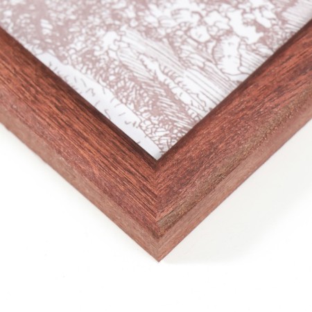 Photo frame pine С14 01/6 wenge 18x24 cm (plastic screen)-1