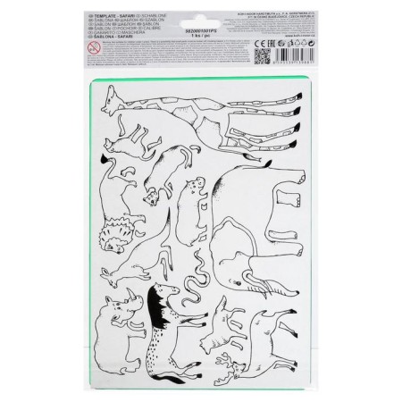 Stencil Koh-I-Noor 9820/01, "Safari"-6