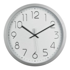 Walls Wall interior, silent, d-30.5 cm, rim wide matte silver