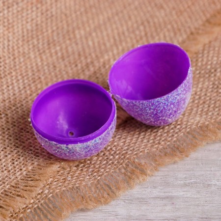 The basis for the creativity “Egg with sparkles” opens, a set of 10 pcs, size 1 pc: 4 × 6 cm, color mix-2
