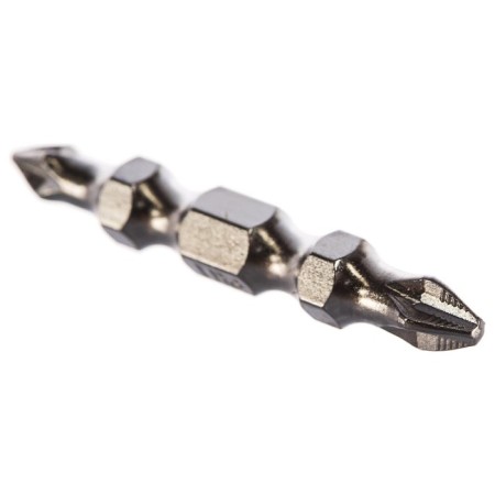 Set of bits GROSS, bilateral, PH2 - PH1 x 45mm, steel S2, 10 pcs.-1