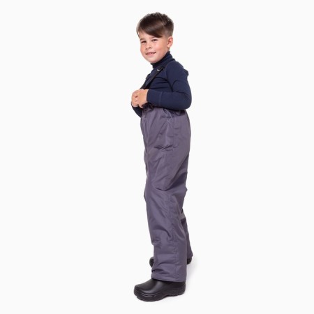 Pants are children insulated, color graphite, height 134 cm-1