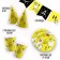 A set of paper dishes "Geese": 6 plates, 1 garland, 6 glasses, 6 caps