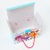 New Year. Gift box New Year's package "Smeshariki" with rope pens 20 x 12 x 12 cm.