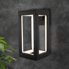 Уличный светильник настенный, светодиодный Elektrostandard, Frame, 165х120х280 мм, 12Вт, LED, 550Лм, 4000К, цвет чёрный
