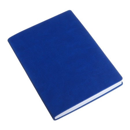 The weekly low-wheeled A5, 64 sheets, on the stitch, an integral cover of artificial leather, dark blue-1