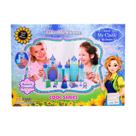Castle for dolls "Miracle" with accessories, light, sound-7
