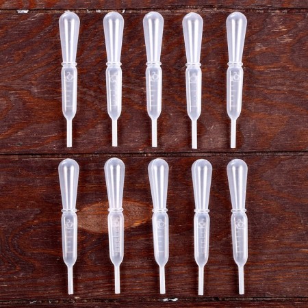 A pipette for experiments and creativity 3 ml, set of 10 pcs., Size 1 pc. - 1.3 × 8.6 cm