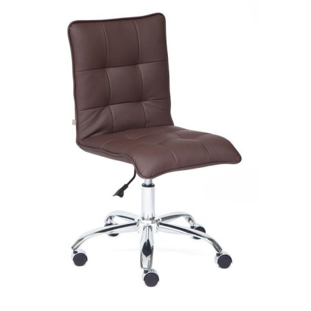 Zero eco-leather chair, brown 36-36
