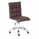 Zero eco-leather chair, brown 36-36