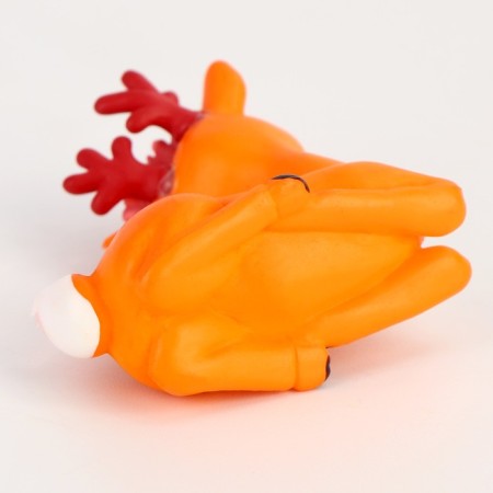 Miniature Puppet "Deer with flowers"-4