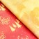 Packaging paper "Golden Christmas tree", gloss, bilateral, 80 g/m2, 50 x 70 cm