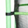 Batut with a protective gap Perfetto Sport 5 ", D = 140 cm, green color