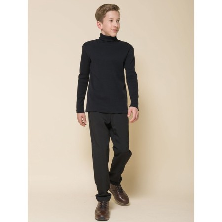 Turtleneck for the boy Pelican, height 164 cm, black color-5