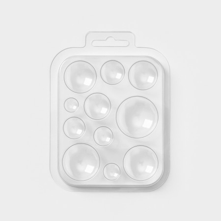 Form for chocolate and sweets Plastic "Choko-circles", the color is transparent-2