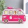 Piggy bank Metal with a lock "Beasts on the bus" MIX 11x5.5x6.7 cm