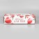 Box for eclairs with liners "for you", 20 x 15 x 5 cm