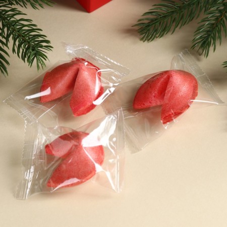 Cookies with predictions of the Bright New Year, 3 pcs., 18 g.-1
