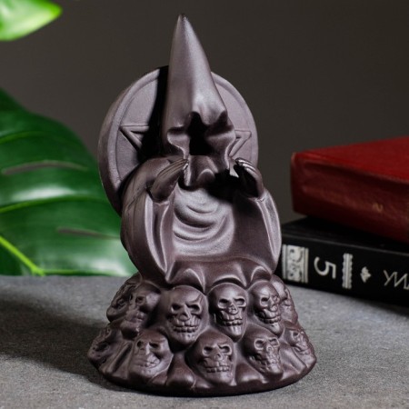 Set of incense on the stand "Skull" 15x10cm-2