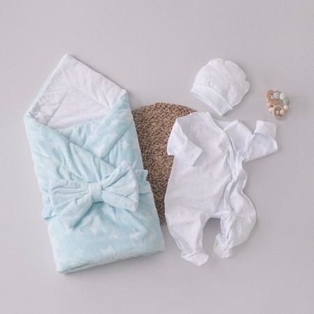 Kinderlitto “New Stars” discharge kit, 4 items, height 50-56 cm, blue color