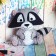 Set for creating a toy made of felt "raccoon"