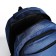 Youth backpack with a zipper, 4 pockets, blue color