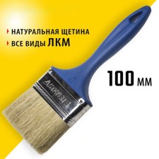 Brush flat Stayer Universal, natural bristles, plastic pen, 100 mm, 4 