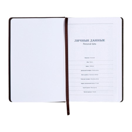 Lotted diary, A5, 140L, CENT, OF KOZHZAM, Style, Blue-4