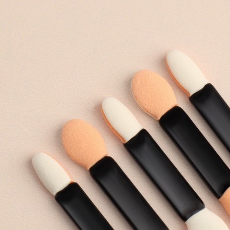 Set of applicators for shadows, bilateral, 5 pcs, 5 cm, black color-3