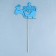 Topper "Happy New Year. Sani" 13x10 cm, blue giving beautifully
