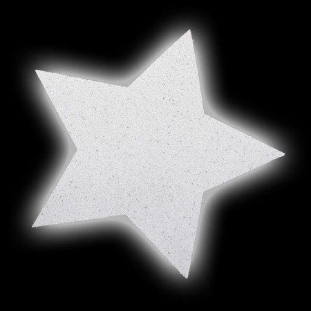 Reflective thermonacleka "Zvezda", 5 × 5 cm, 5 pcs, color gray-3