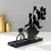 Summary Metal for 3 candles "Romantic bicycle trip" Black 16.8x18.5x6 cm