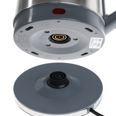 Electric kettle Homestar HS-1005, metal, 2.3 l, 1800 watts, silver-6