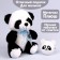 Soft toy with a spandy "Panda"