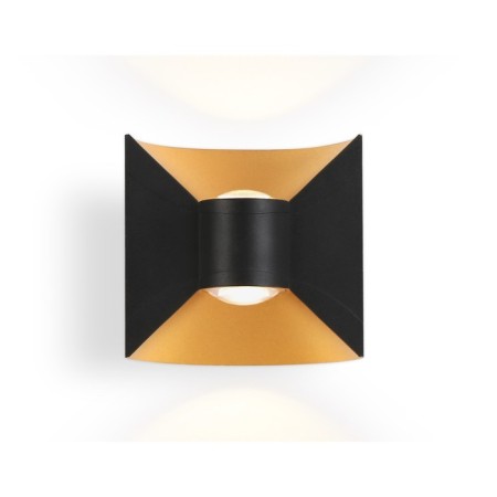 Street wall lamp Ambrella Garden ST4472, 6W, LED, Black Color, Gold-1