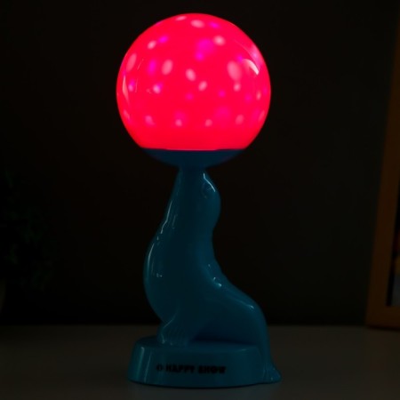 Table lamp "Sea cat" LED 3W 3AA 3000K Blue 10x11x26 cm Risalux-4