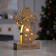 LED figure "Angel" 12 × 20.5 × 5 cm, wood, batteries LR41x3, glow warm white