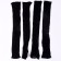 Kapron for dolls and flowers, set 4 pcs., Size 1 pc. - 45 × 6 cm, black color