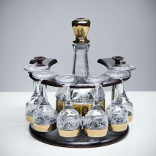 Mini-bar 7 horseshoes, engraving 500/50 ml