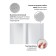 Set of covers PP 12 pcs, 212 x 347 mm, 80 μm, Erichkrause "Cupids", for notebooks and diaries, mix