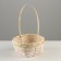 A set of wicker baskets, D16x10/31 cm, D19x10/32 cm, d21x11/36 cm, 3 pcs, yellow, bamboo